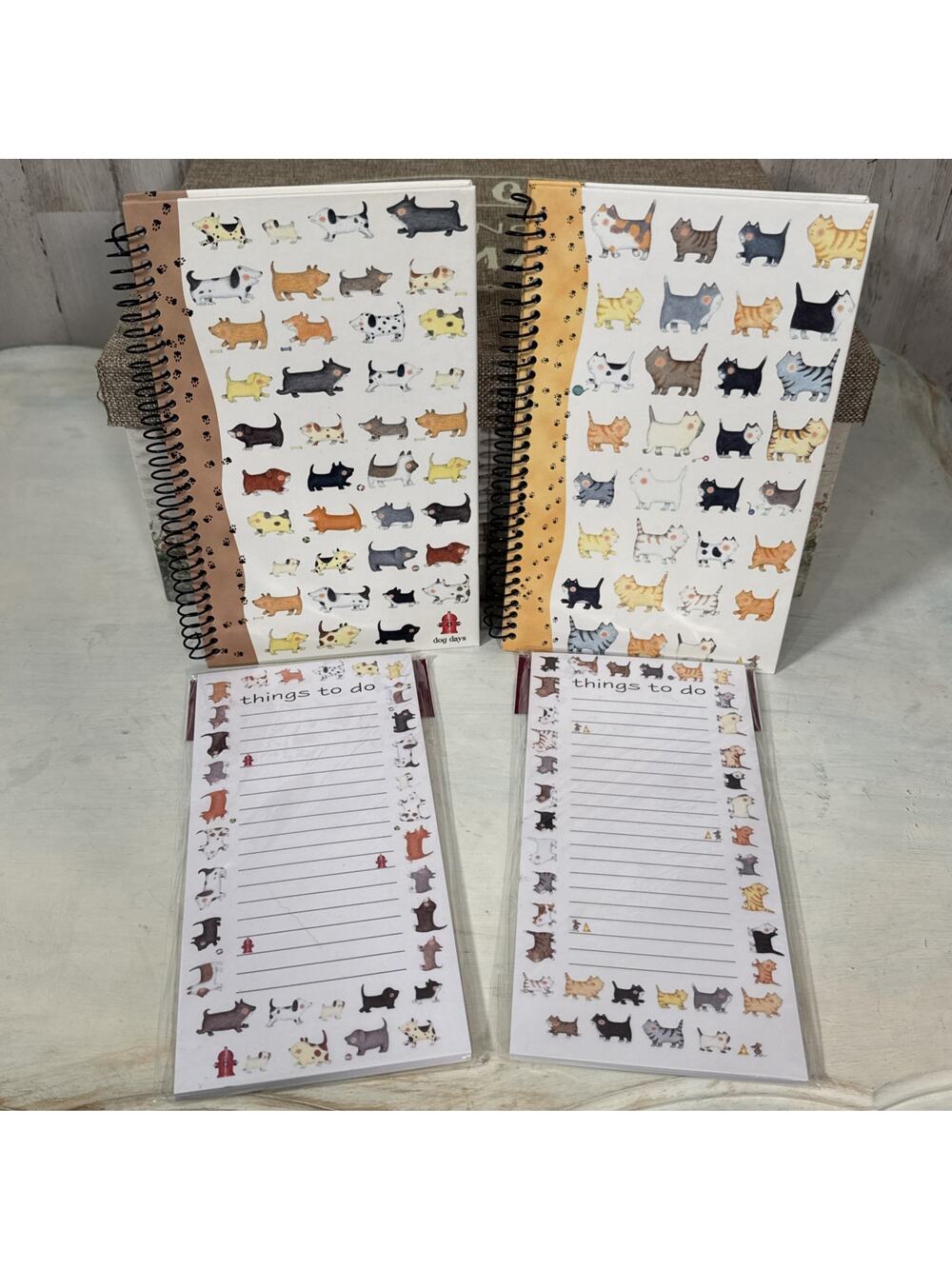 Studio 18 Dog And Cat Notebook Journal And Magnetic Notepad Sets